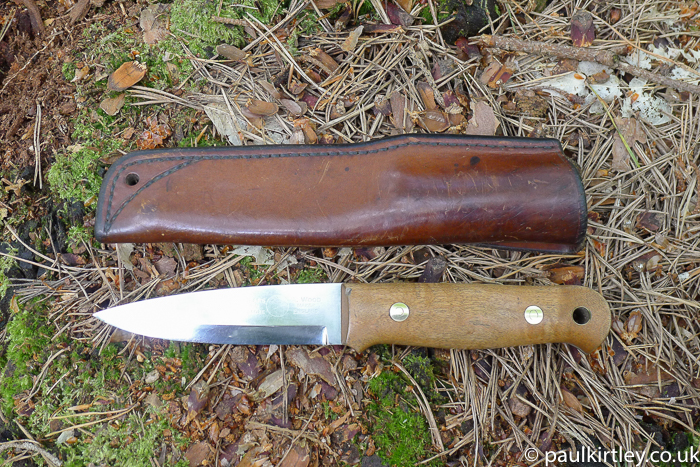 Woodlore knife and sheath