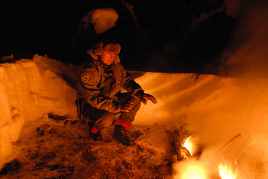 Warming Fire in the Boreal Forest.