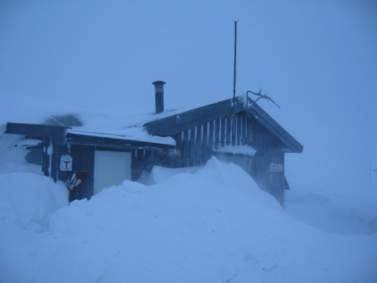 The hut from the outside