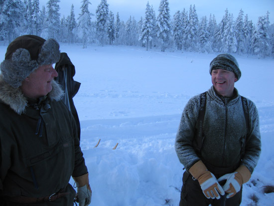 Frozen perspiration in the northern forest