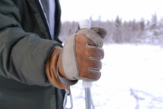 Hestra Falt Guide leather finger glove 