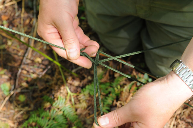 How to tie a slippery adjustible loop