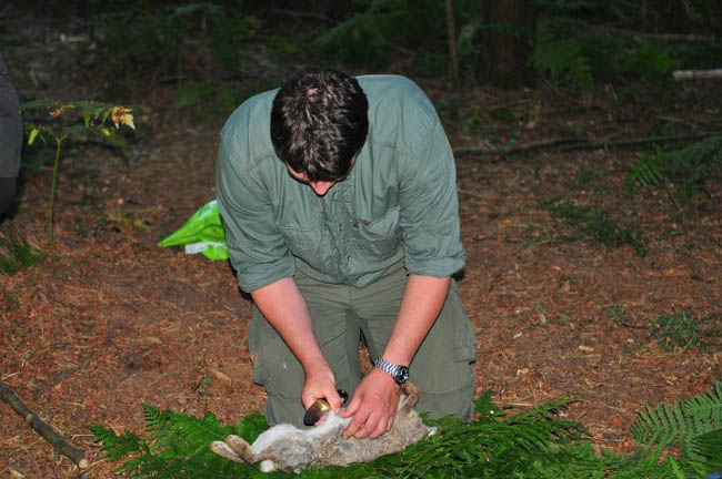 Raven PK1 prototype being tested while teaching bushcraft course