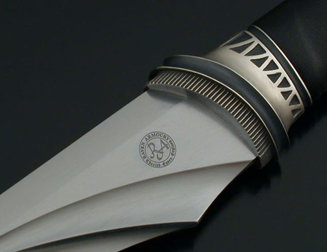 Example of Raven Logo on sword