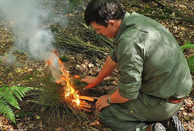 Moving small fuel into the flames