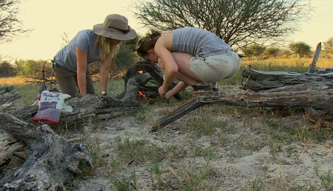 Amy Williams and Tanya Streeter Alone in the Wild Discovery Channel