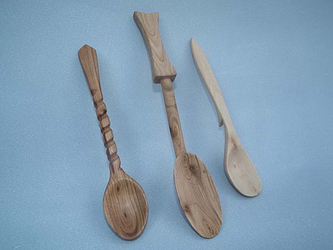 Hand-carved spoons