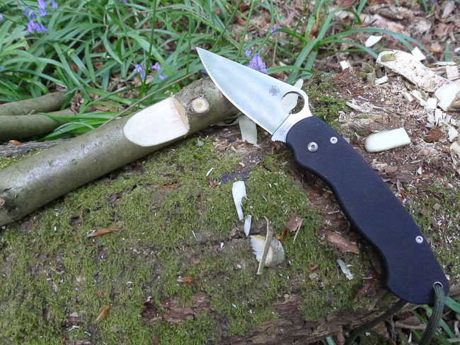 A lock knife and some basic green wood carving