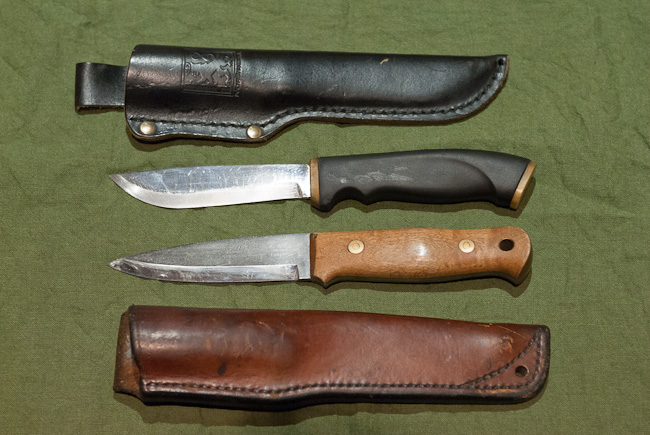 Normark Knife and Alan Wood Woodlore Knife