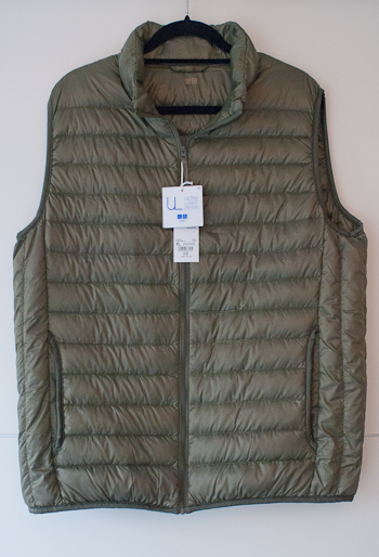 Brand new ULD gilet from UNIQLO