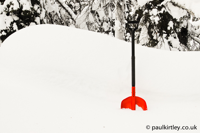 Camping snow clearance shovel