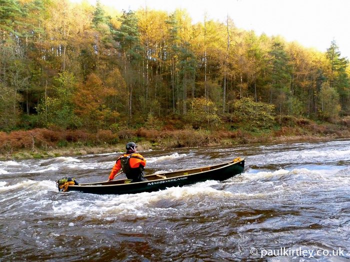 Paul Kirtley in canoe 