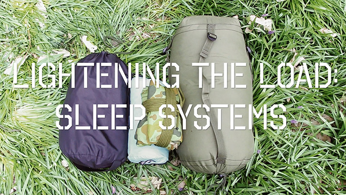 Lightening the load - sleep systems front cover photo