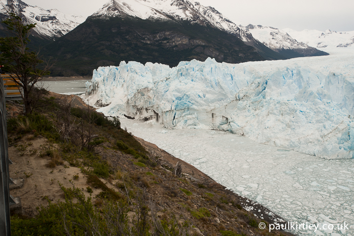 Where Perito Moreno splits Lake Argentino