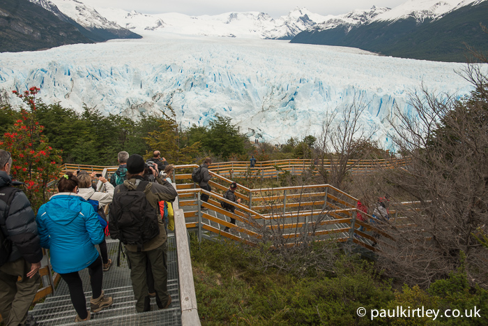 Perito Moreno glacier stairs