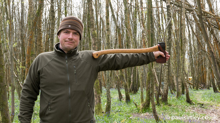 Paul Kirtley with Scandinavian Forest Axe