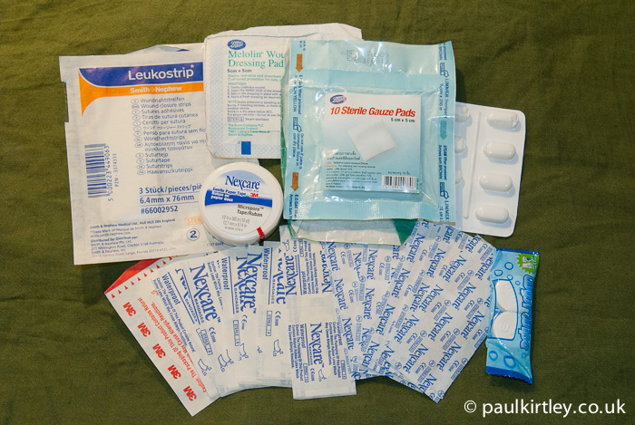 Pocket First Aid Kit Contents