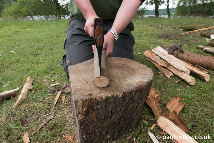 How to: splitting wood