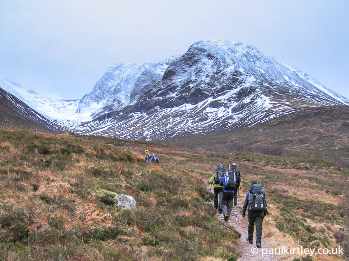 mountain walking equipment