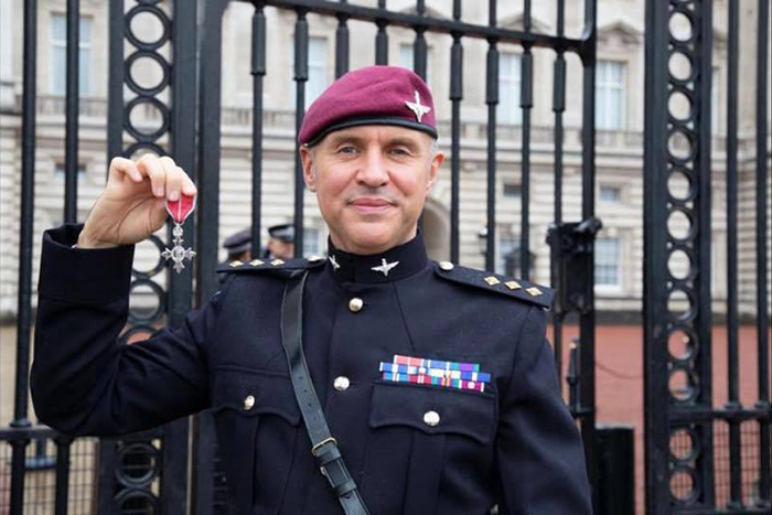 Paratrooper with MBE
