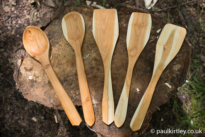 Wooden spoons and spatulas