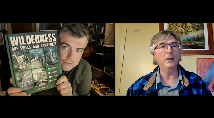 Paul Kirtley talks about his book Wilderness Axe Skills and Campcraft with Kevin Callan The Happy Camper