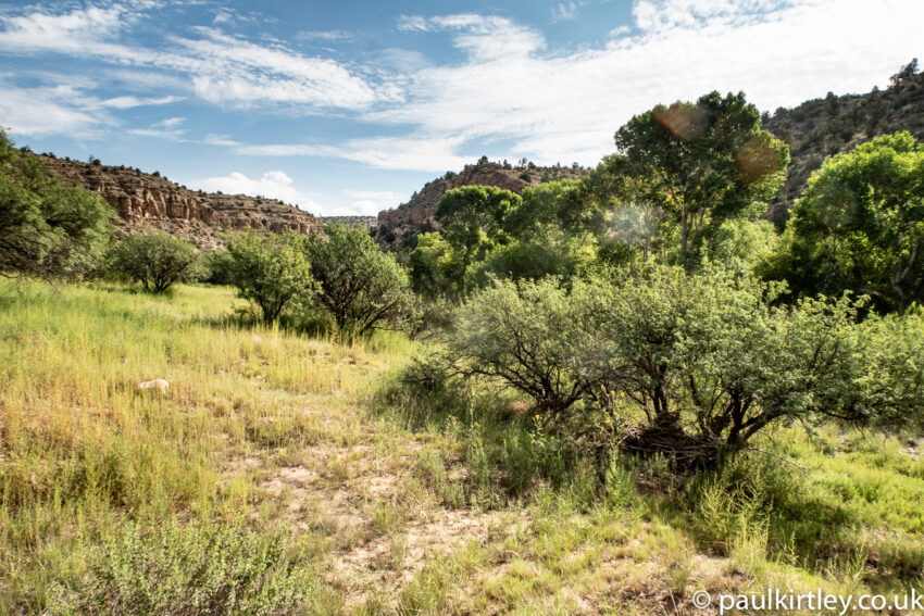 A remote area in Arizona, USA.