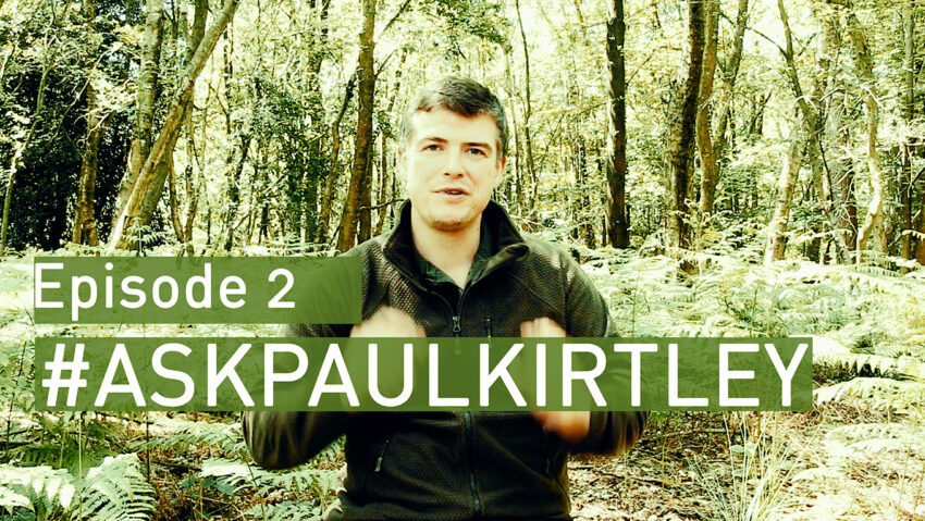 Paul Kirtley answering bushcraft and survival questions in episode 2 of Ask Paul Kirtley