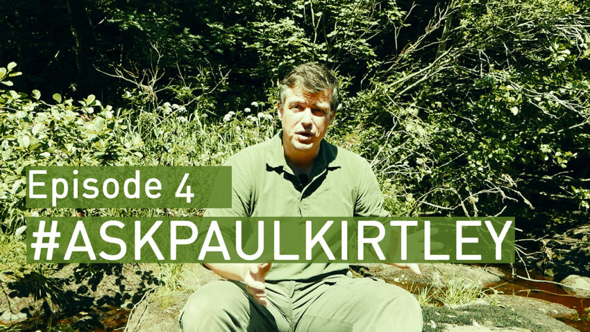 Paul Kirtley answering bushcraft and survival questions in episode 4 of Ask Paul Kirtley