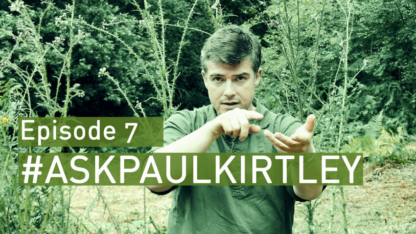 Paul Kirtley answering bushcraft and survival questions in episode 7 of Ask Paul Kirtley