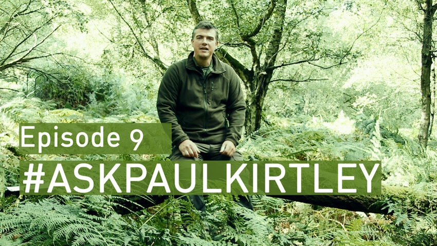 Paul Kirtley answering bushcraft and survival questions in episode 9 of Ask Paul Kirtley