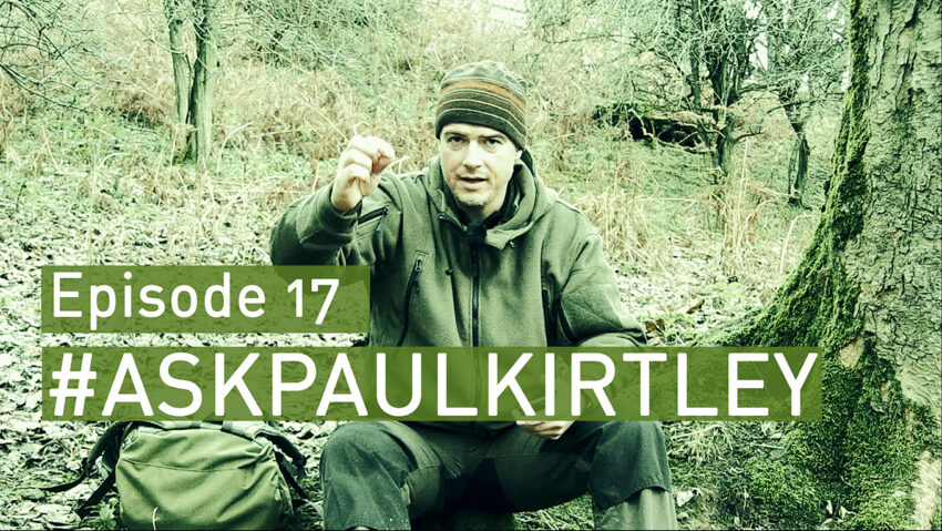 Paul Kirtley answering bushcraft and survival questions in episode 17 of Ask Paul Kirtley