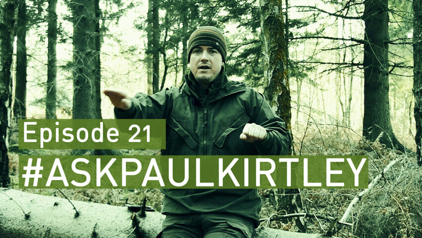 Paul Kirtley answering bushcraft and survival questions in episode 21 of Ask Paul Kirtley