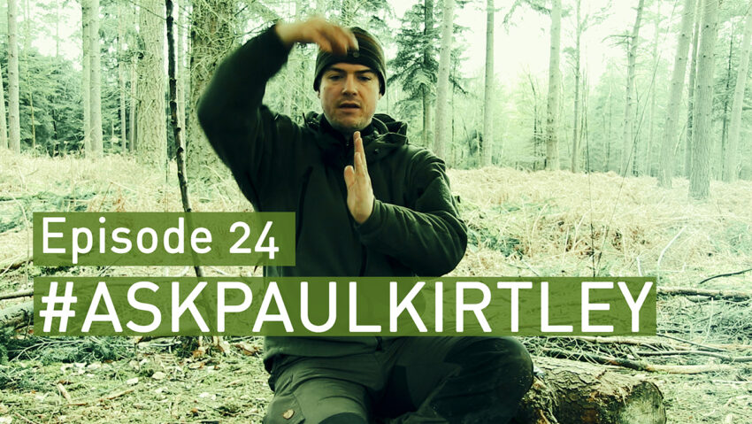 Paul Kirtley answering bushcraft and survival questions in episode 24 of Ask Paul Kirtley