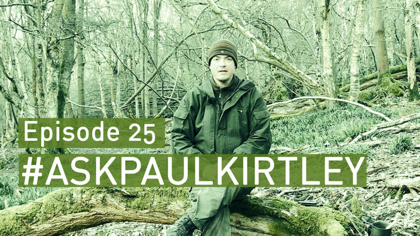 Paul Kirtley answering bushcraft and survival questions in episode 25 of Ask Paul Kirtley