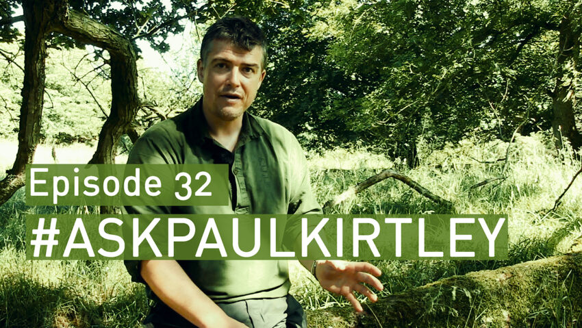 Paul Kirtley answering bushcraft and survival questions in episode 32 of Ask Paul Kirtley