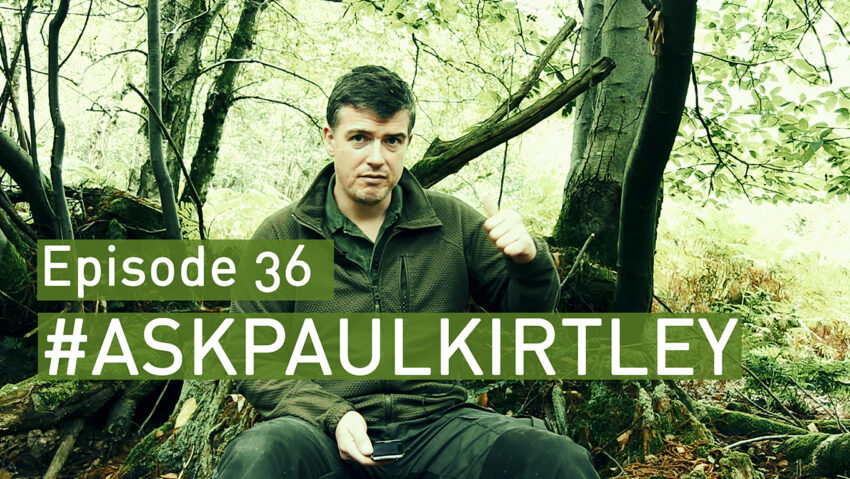 Paul Kirtley answering bushcraft and survival questions in episode 36 of Ask Paul Kirtley