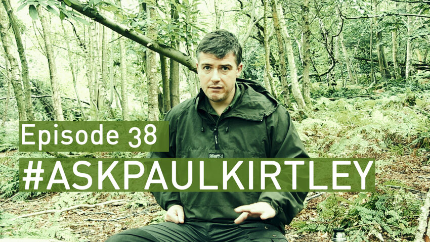 Paul Kirtley answering bushcraft and survival questions in episode 38 of Ask Paul Kirtley