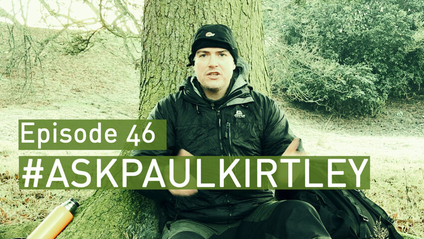 Paul Kirtley answering bushcraft and survival questions in episode 46 of Ask Paul Kirtley