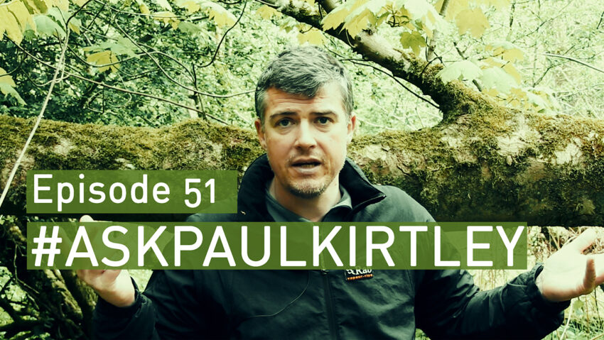 Paul Kirtley answering bushcraft and survival questions in episode 51 of Ask Paul Kirtley