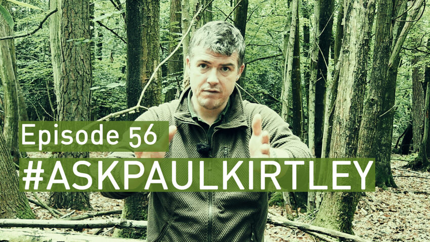 Paul Kirtley answering bushcraft and survival questions in episode 56 of Ask Paul Kirtley