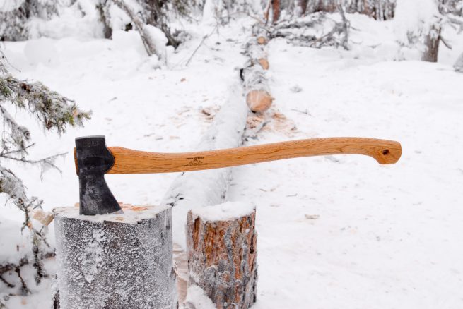 Applying Axe Skills In Winter